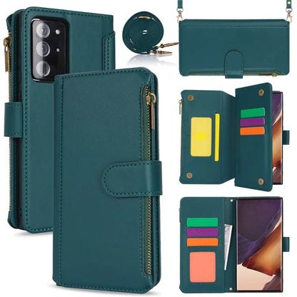 For Samsung Galaxy Note20 Ultra / Note20 Ultra 5G Case RFID Blocking Cell Phone Leather Cover