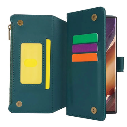 For Samsung Galaxy Note20 Ultra / Note20 Ultra 5G Case RFID Blocking Cell Phone Leather Cover