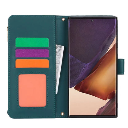 For Samsung Galaxy Note20 Ultra / Note20 Ultra 5G Case RFID Blocking Cell Phone Leather Cover