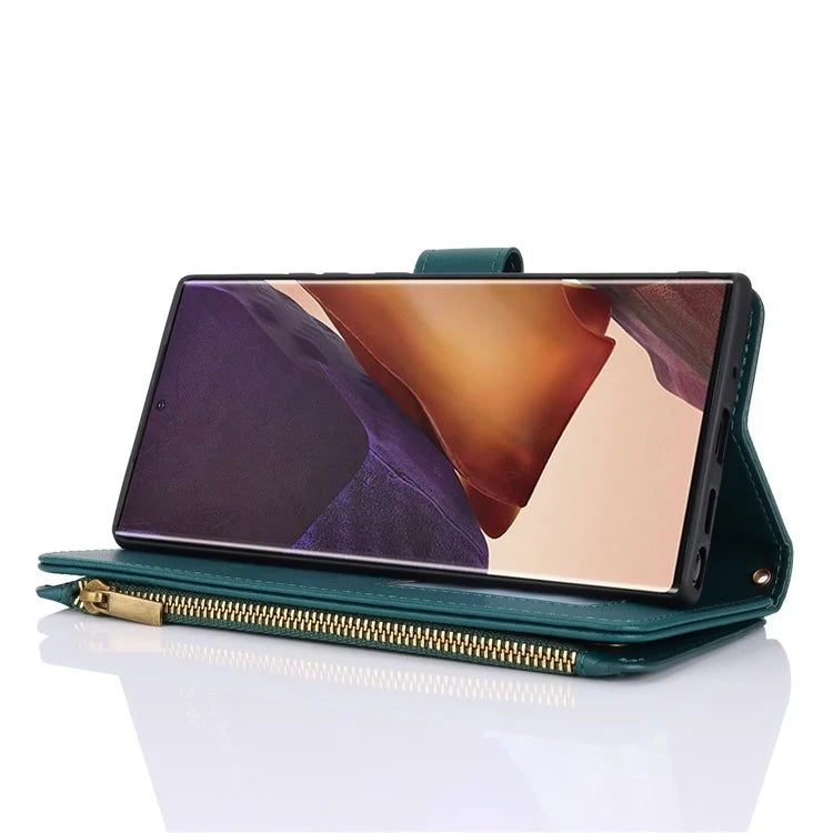 For Samsung Galaxy Note20 Ultra / Note20 Ultra 5G Case RFID Blocking Cell Phone Leather Cover