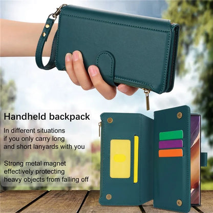 For Samsung Galaxy Note20 Ultra / Note20 Ultra 5G Case RFID Blocking Cell Phone Leather Cover