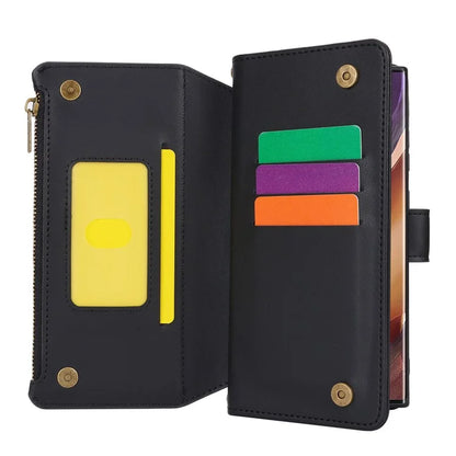 For Samsung Galaxy Note20 Ultra / Note20 Ultra 5G Case RFID Blocking Cell Phone Leather Cover