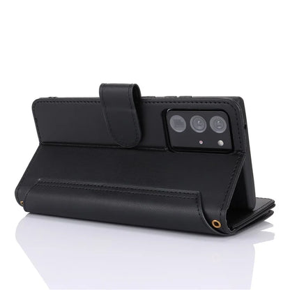 For Samsung Galaxy Note20 Ultra / Note20 Ultra 5G Case RFID Blocking Cell Phone Leather Cover