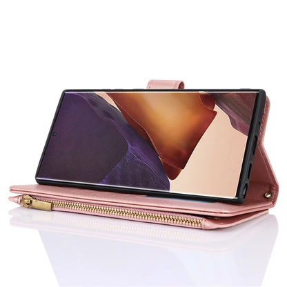 For Samsung Galaxy Note20 Ultra / Note20 Ultra 5G Case RFID Blocking Cell Phone Leather Cover