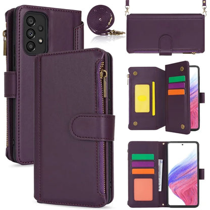 Cell Phone Case for Samsung Galaxy A53 5G RFID Blocking Bump Proof Leather Cover