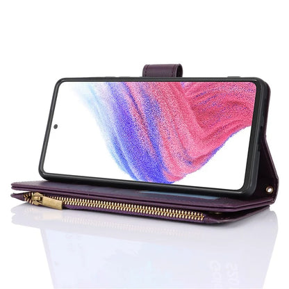 Cell Phone Case for Samsung Galaxy A53 5G RFID Blocking Bump Proof Leather Cover