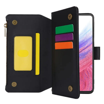 Cell Phone Case for Samsung Galaxy A53 5G RFID Blocking Bump Proof Leather Cover