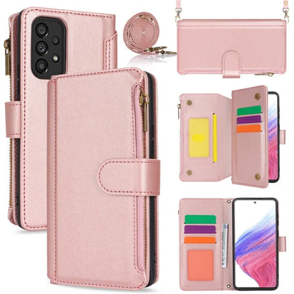 Cell Phone Case for Samsung Galaxy A53 5G RFID Blocking Bump Proof Leather Cover