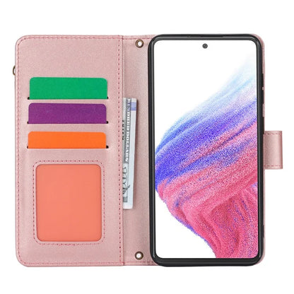 Cell Phone Case for Samsung Galaxy A53 5G RFID Blocking Bump Proof Leather Cover
