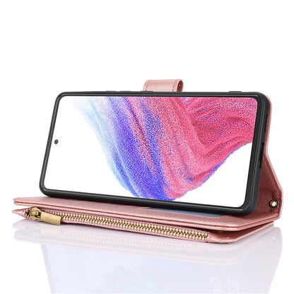 Cell Phone Case for Samsung Galaxy A53 5G RFID Blocking Bump Proof Leather Cover