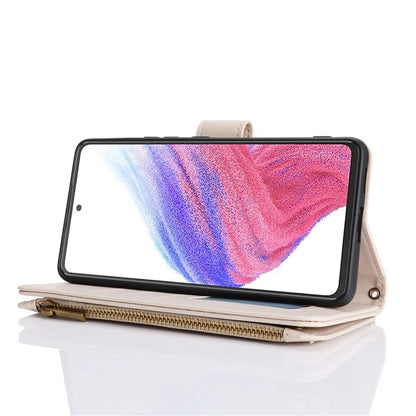 Cell Phone Case for Samsung Galaxy A53 5G RFID Blocking Bump Proof Leather Cover
