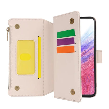 For Samsung Galaxy A14 4G / 5G RFID Blocking Cell Phone Case Anti-fall Leather Cover