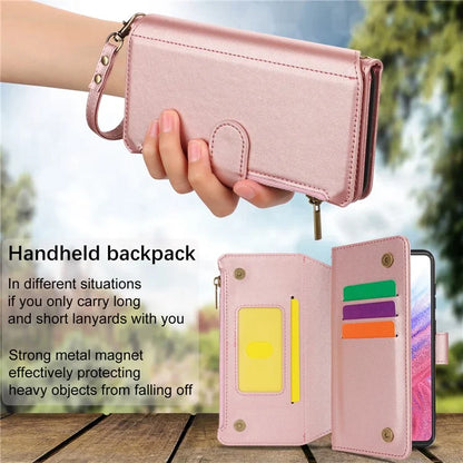 For Samsung Galaxy A14 4G / 5G RFID Blocking Cell Phone Case Anti-fall Leather Cover