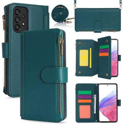 For Samsung Galaxy A14 4G / 5G RFID Blocking Cell Phone Case Anti-fall Leather Cover