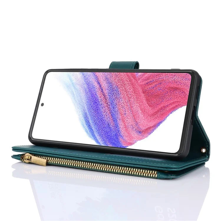 For Samsung Galaxy A14 4G / 5G RFID Blocking Cell Phone Case Anti-fall Leather Cover