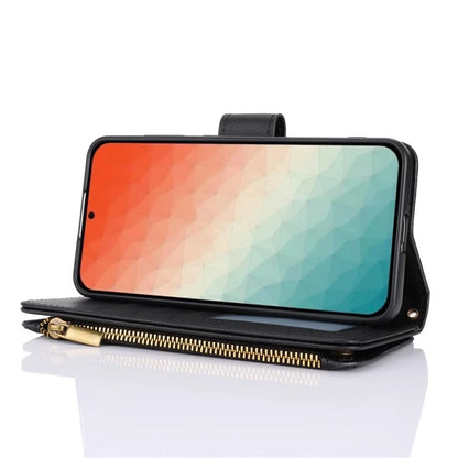 For Samsung Galaxy S24 RFID Blocking Cell Phone Case Shockproof Leather Cover
