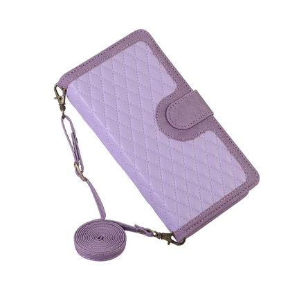 For Samsung Galaxy A12 Cell Phone Case 9 Card Slots Zipper Pocket Anti-scratch Leather Cover