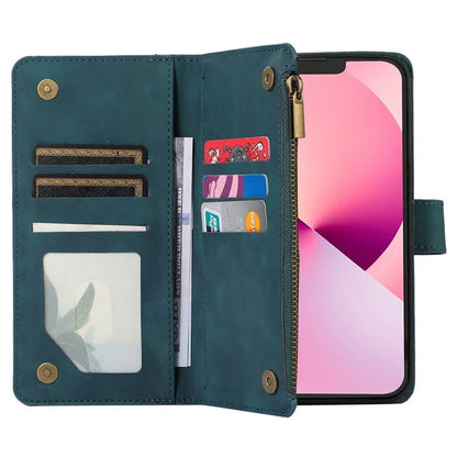 For iPhone 11 Pro Max Cell Phone Case Rhombus Imprinted Leather Drop-proof Wallet Cover