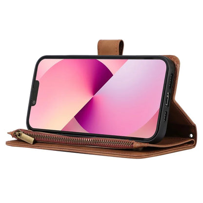 For iPhone 11 Pro Max Cell Phone Case Rhombus Imprinted Leather Drop-proof Wallet Cover