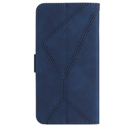 HT05 For OnePlus 12 5G PU Leather Case Line Imprinted Protective Phone Cover