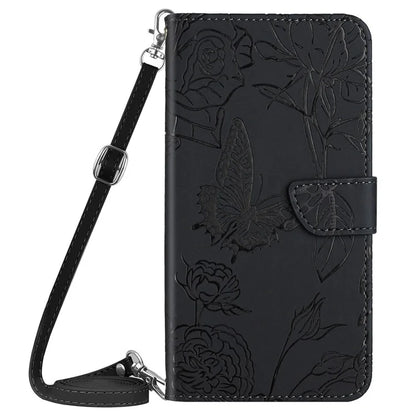 HT03 Wallet Case for Samsung Galaxy A55 5G Flip Leather Case with Shoulder Strap Phone Wallet