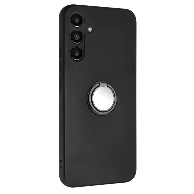 For Samsung Galaxy A55 5G Ring Kickstand Case Matte TPU Phone Cover