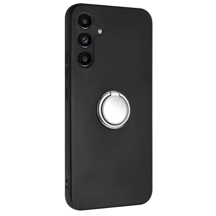 For Samsung Galaxy A55 5G Ring Kickstand Case Matte TPU Phone Cover