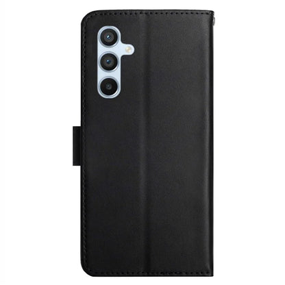 HT02 For Samsung Galaxy A55 5G Wallet Case Genuine Cow Leather Stand Phone Shell