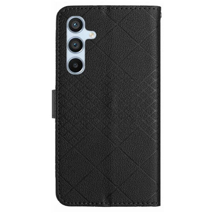 HT06 For Samsung Galaxy A55 5G Flip Leather Case Wallet Cover with Wrist Strap