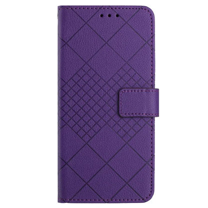 HT06 For Samsung Galaxy A55 5G Flip Leather Case Wallet Cover with Wrist Strap
