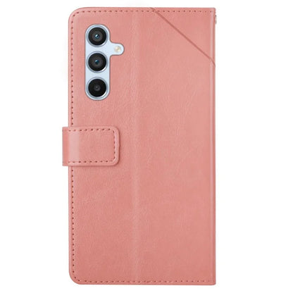 HT01 For Samsung Galaxy A55 5G Flip Leather Case Wallet Phone Cover with Strap