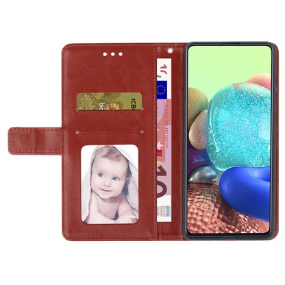 HT01 For Samsung Galaxy A55 5G Flip Leather Case Wallet Phone Cover with Strap