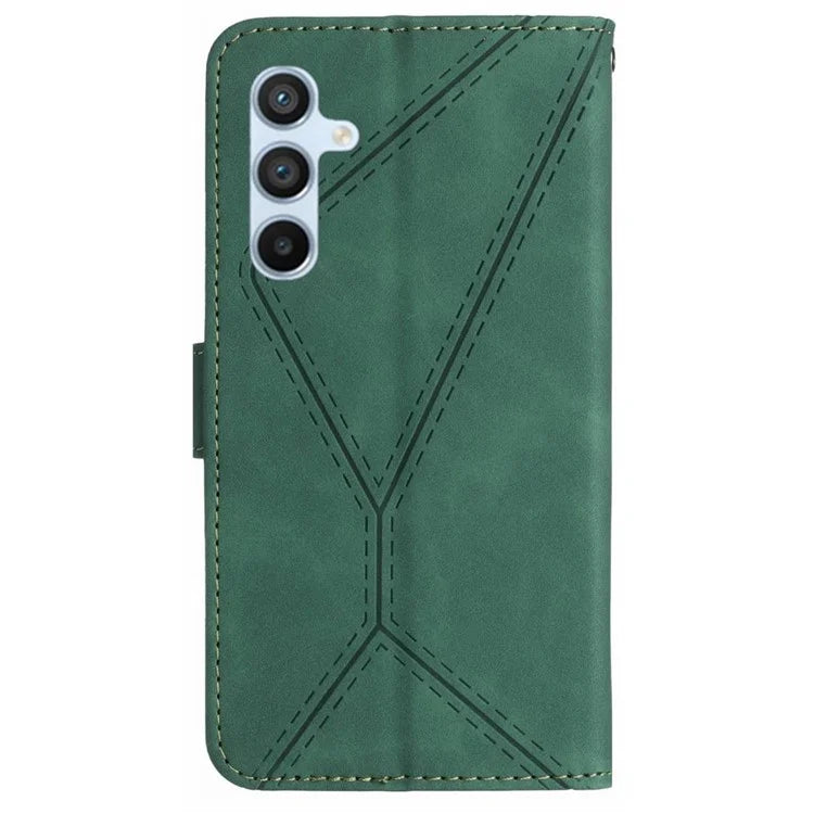 HT05 For Samsung Galaxy A55 5G Wallet Leather Case Skin-Feel Phone Cover