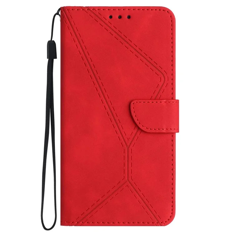 HT05 For Samsung Galaxy A55 5G Wallet Leather Case Skin-Feel Phone Cover