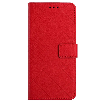 HT06 For Samsung Galaxy A35 5G PU Leather Case Wrist Strap Cash Slots Stand Flip Phone Cover