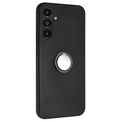 For Samsung Galaxy A35 5G Matte TPU Case Ring Holder Kickstand Phone Cover
