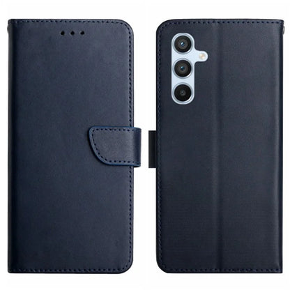 HT02 For Samsung Galaxy A35 5G Case Genuine Cow Leather Stand Phone Cover Wallet