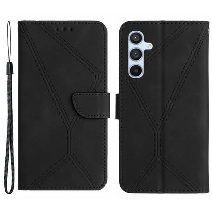 HT05 For Samsung Galaxy A35 5G Case Wallet with Card Holder Leather Phone Cover Skin Touch Feeling