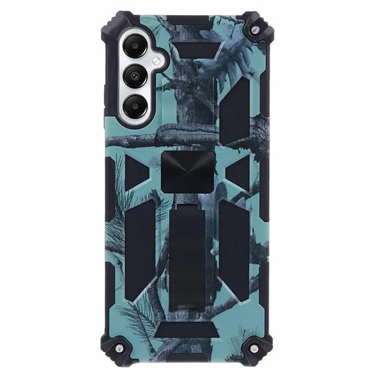 For Samsung Galaxy A05s 4G Cell Phone Case Camouflage Pattern TPU+PC Kickstand Cover