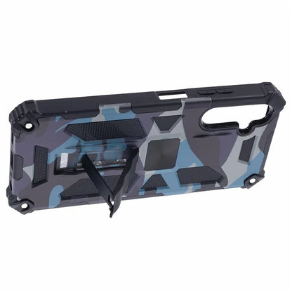 For Samsung Galaxy A05s 4G Cell Phone Case Camouflage Pattern TPU+PC Kickstand Cover