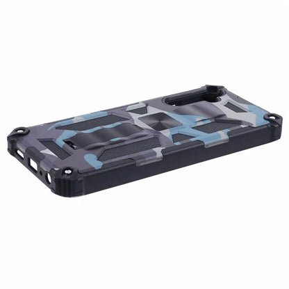 For Samsung Galaxy A05s 4G Cell Phone Case Camouflage Pattern TPU+PC Kickstand Cover