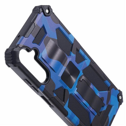 For Samsung Galaxy A05s 4G Cell Phone Case Camouflage Pattern TPU+PC Kickstand Cover
