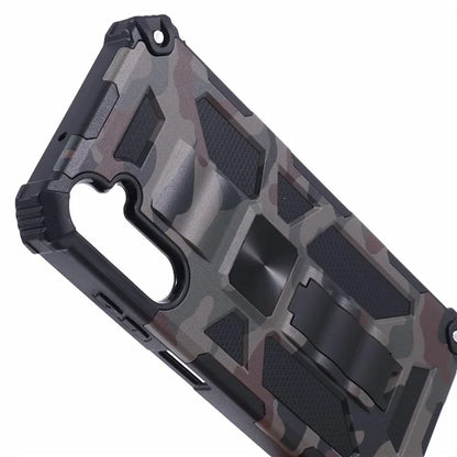 For Samsung Galaxy A05s 4G Cell Phone Case Camouflage Pattern TPU+PC Kickstand Cover