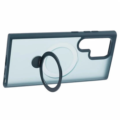 For Samsung Galaxy S24 Ultra Phone Case Rotary Ring Kickstand Magnetic Phone Cover