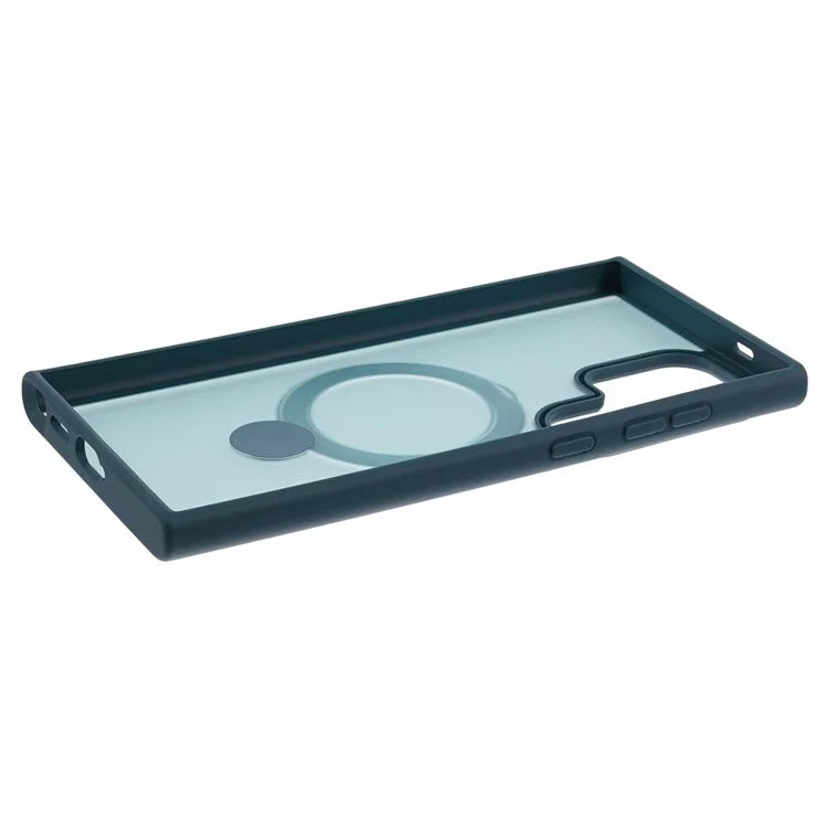 For Samsung Galaxy S24 Ultra Phone Case Rotary Ring Kickstand Magnetic Phone Cover