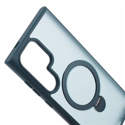 For Samsung Galaxy S24 Ultra Phone Case Rotary Ring Kickstand Magnetic Phone Cover