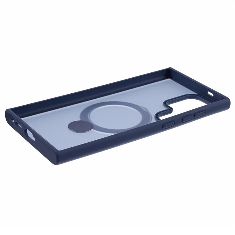 For Samsung Galaxy S24 Ultra Phone Case Rotary Ring Kickstand Magnetic Phone Cover