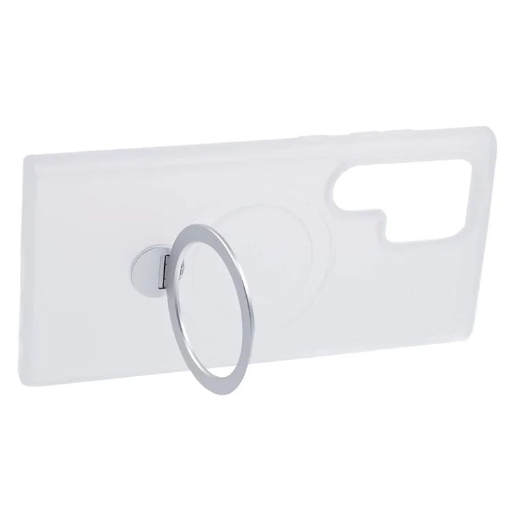For Samsung Galaxy S24 Ultra Phone Case Rotary Ring Kickstand Magnetic Phone Cover