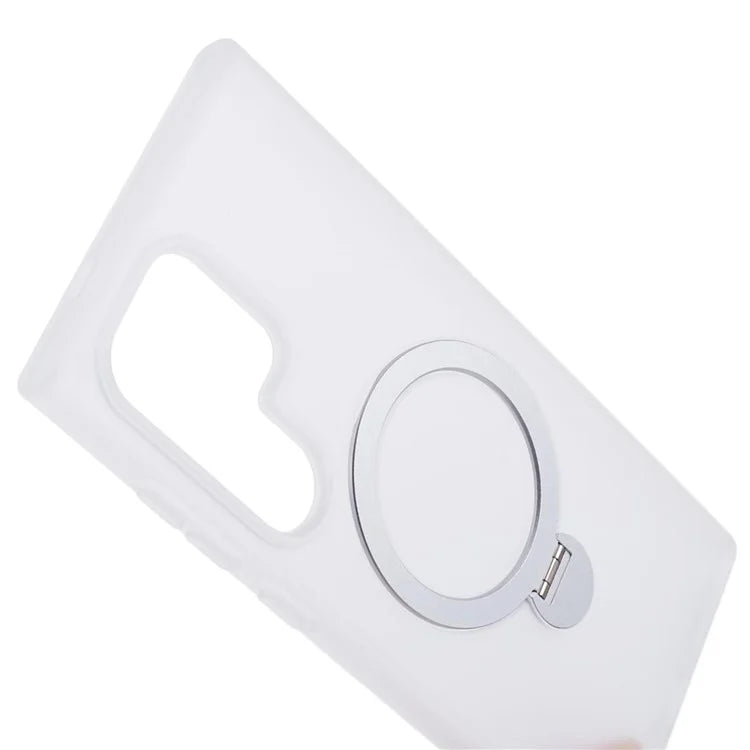 For Samsung Galaxy S24 Ultra Phone Case Rotary Ring Kickstand Magnetic Phone Cover