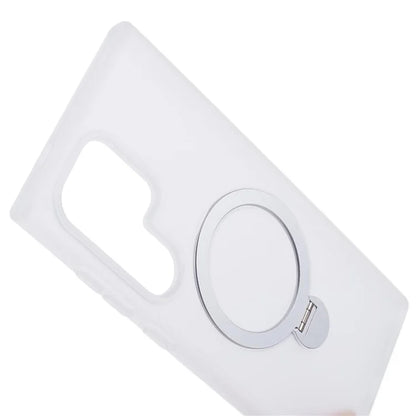 For Samsung Galaxy S24 Ultra Phone Case Rotary Ring Kickstand Magnetic Phone Cover